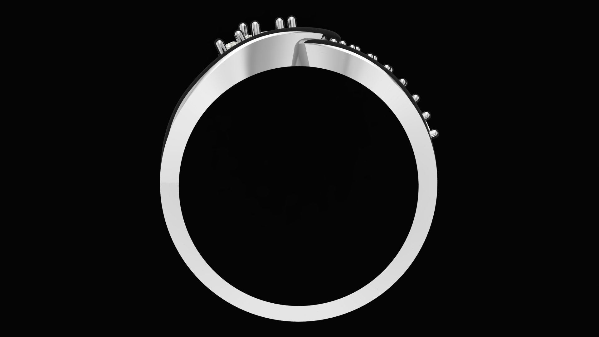 Engagement Ring Free 3D print model_4