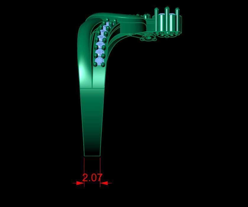 Engagement Ring Free 3D print model_26