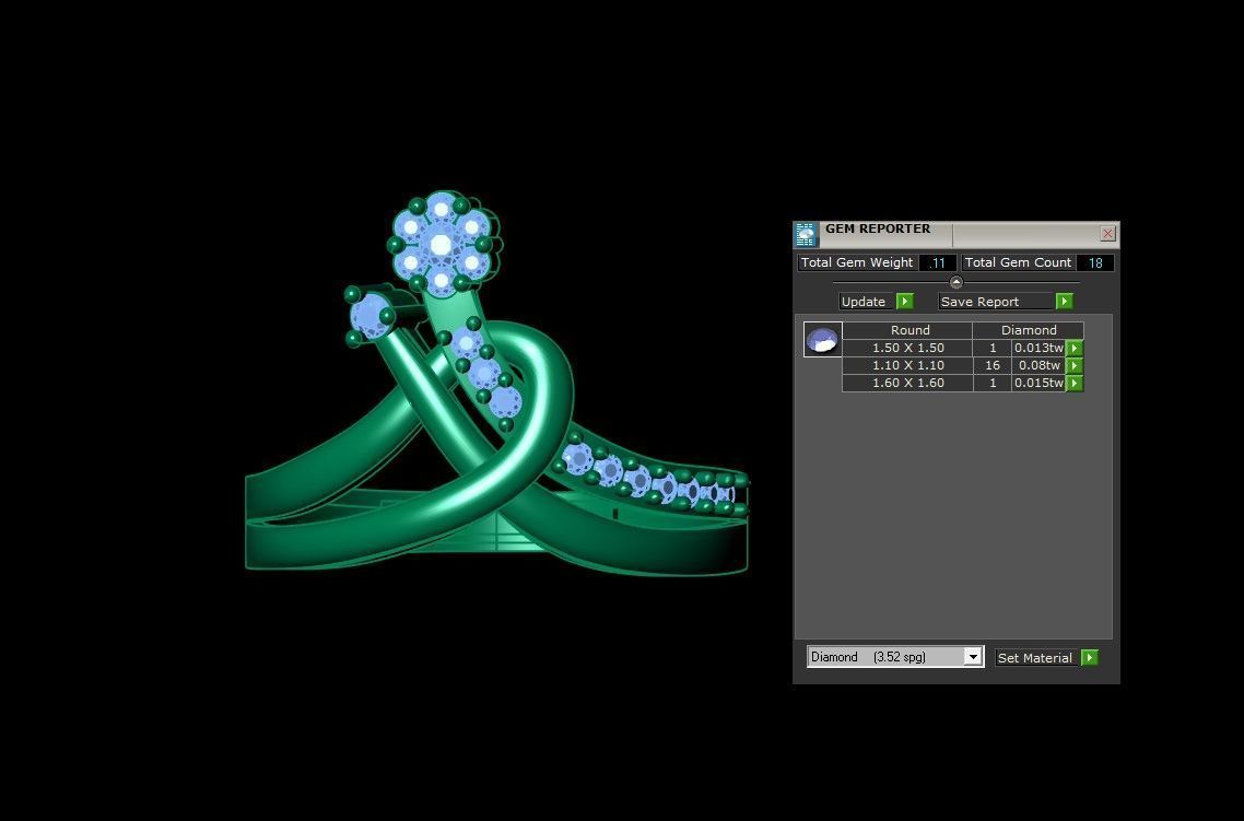 Engagement Ring Free 3D print model_28