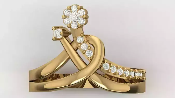 Engagement Ring Free 3D print model