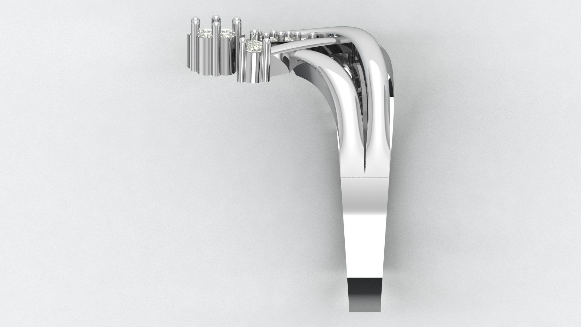 Engagement Ring Free 3D print model_9