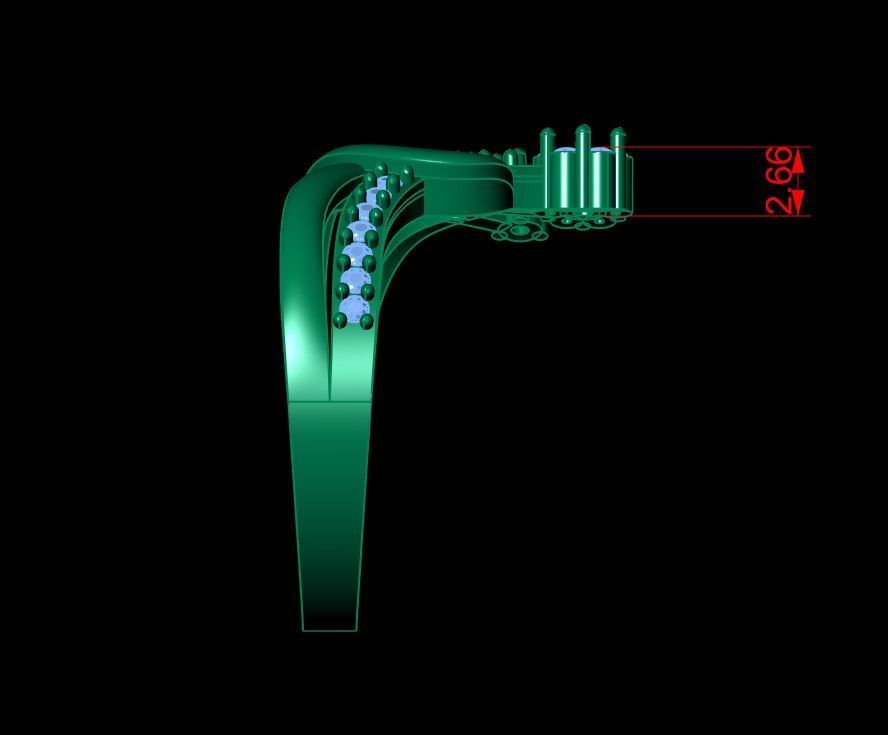 Engagement Ring Free 3D print model_27