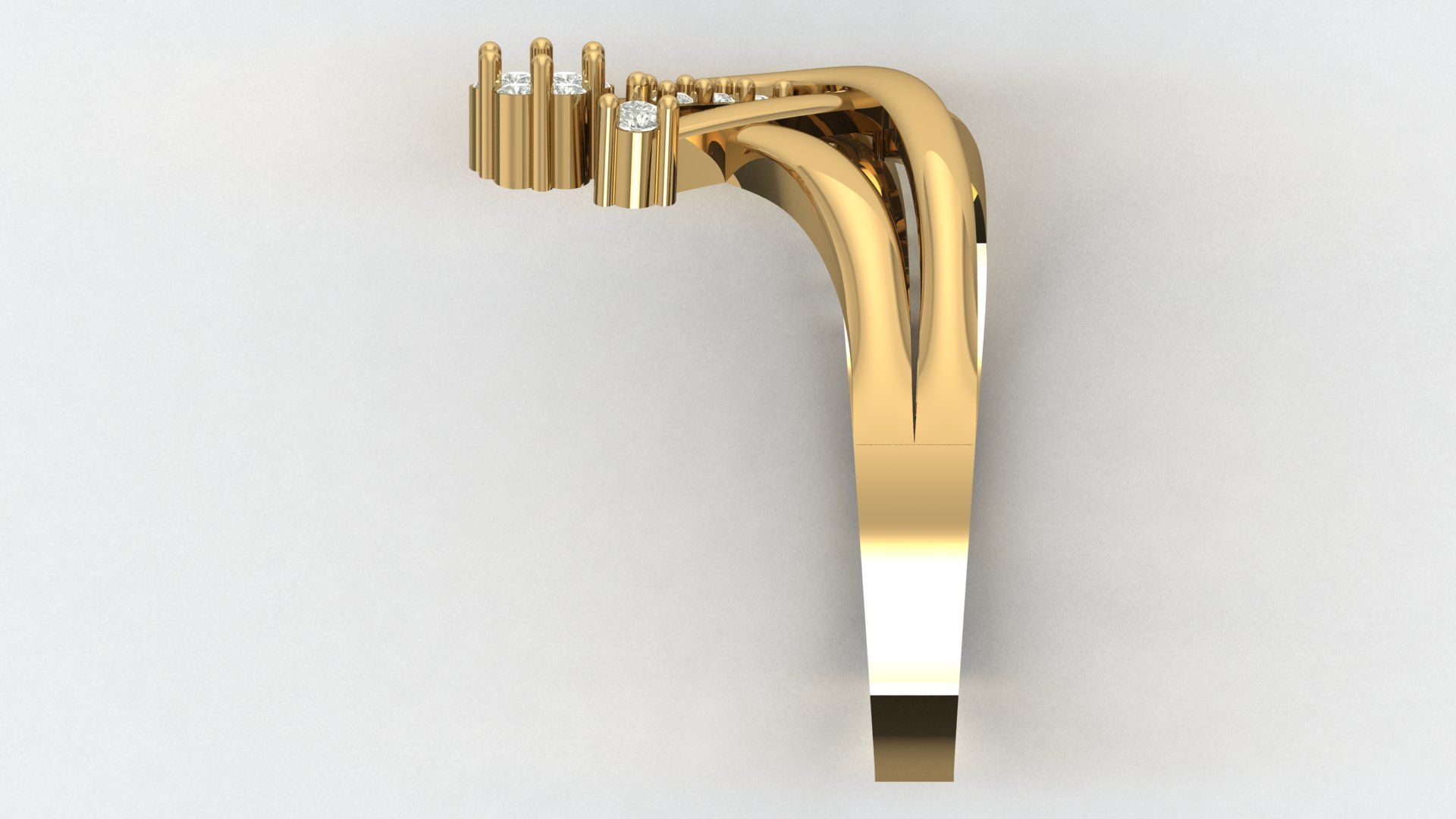 Engagement Ring Free 3D print model_8