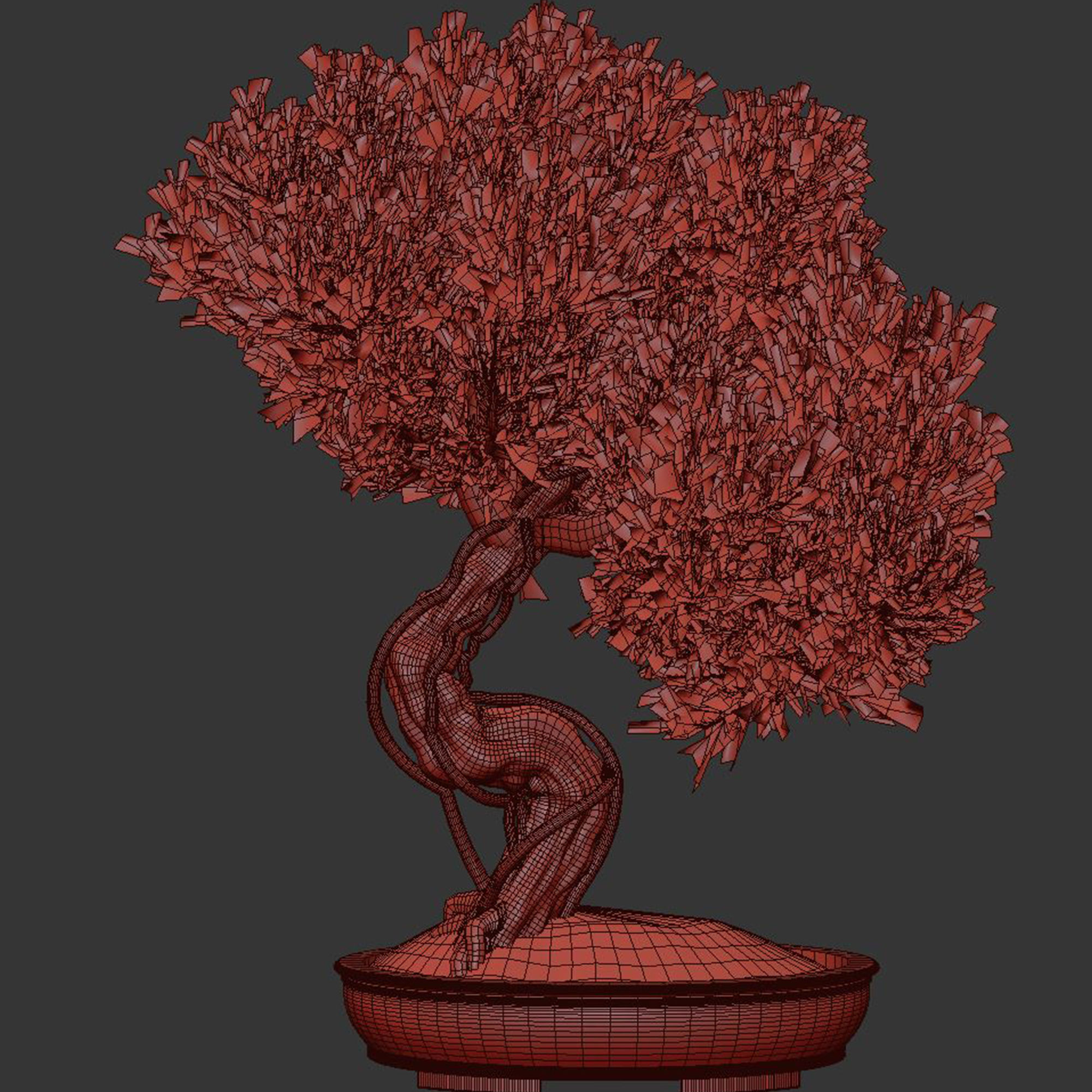 Bonsai Tree set7 3D model_3