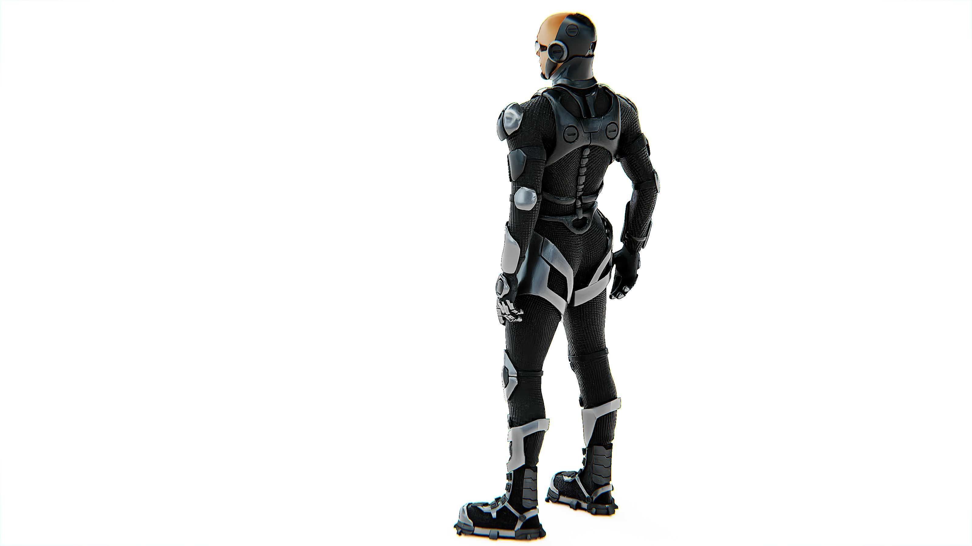 MECHA SOLDIER-C Rigged for Unreal Engine - Unity - MIXAMO 3D model_17