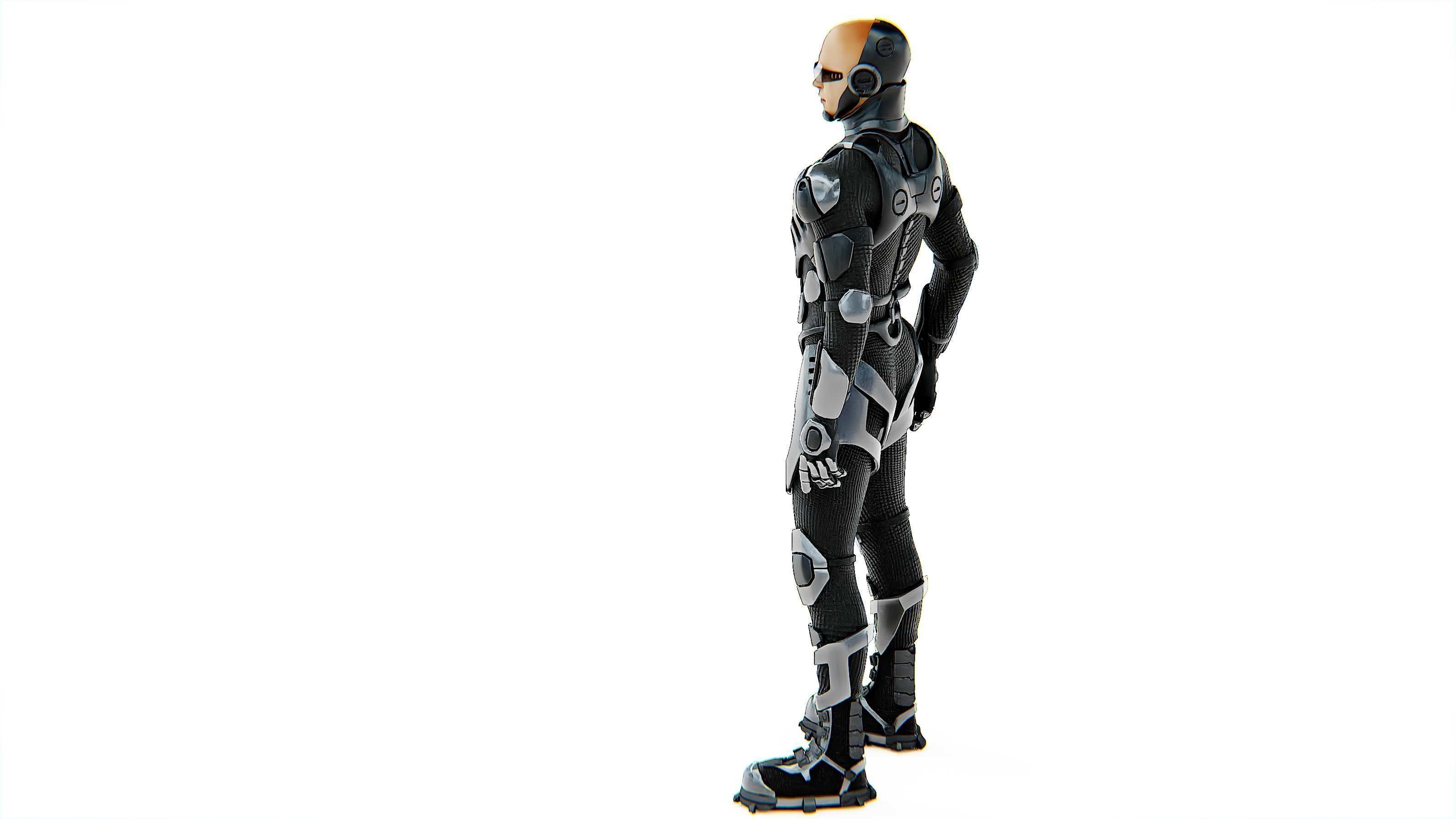 MECHA SOLDIER-C Rigged for Unreal Engine - Unity - MIXAMO 3D model_18