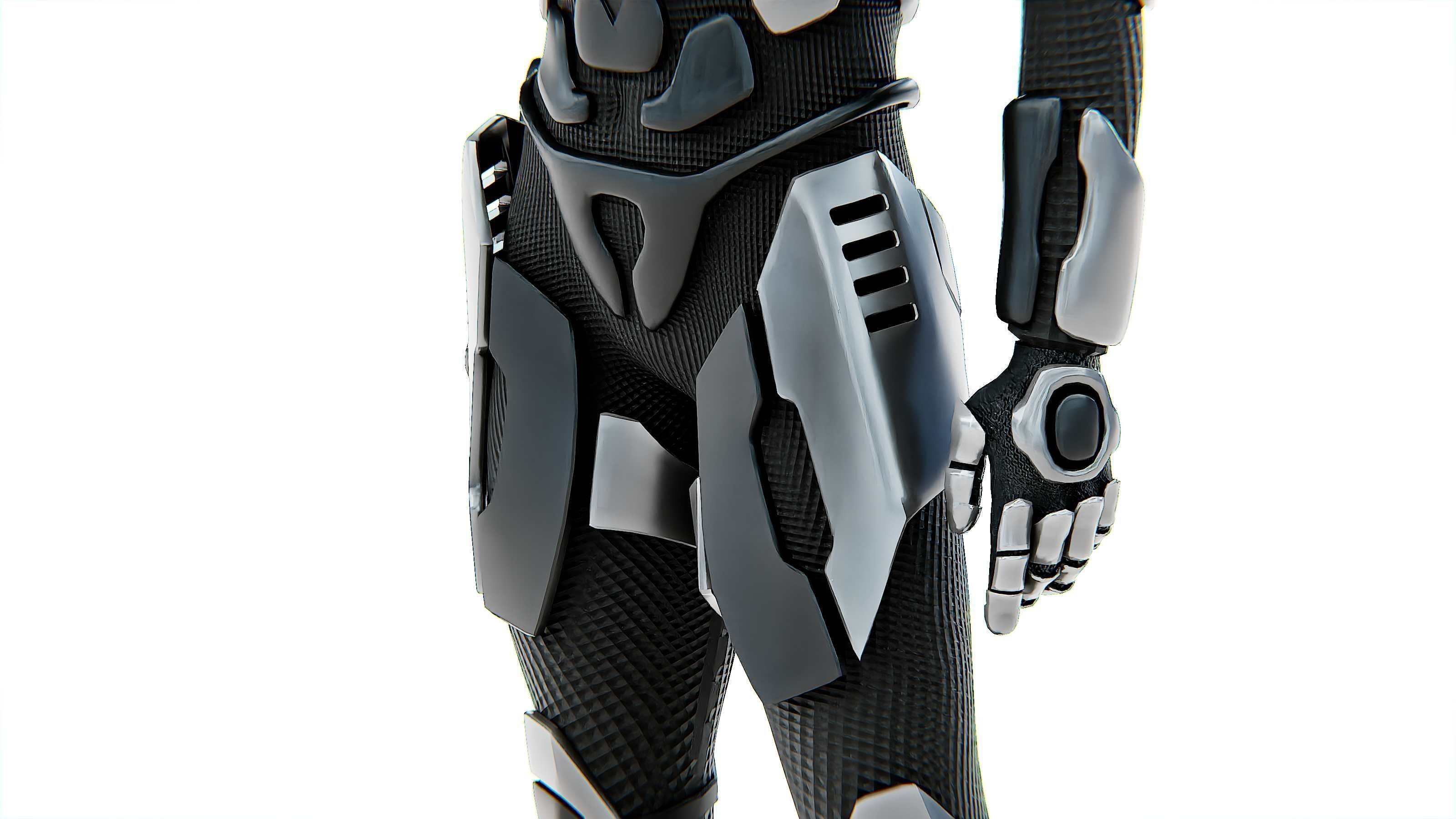 MECHA SOLDIER-C Rigged for Unreal Engine - Unity - MIXAMO 3D model_26