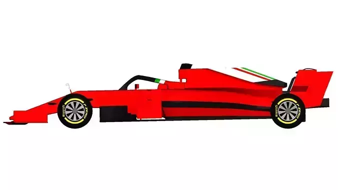 Formula 1 2019 Car 3D Model