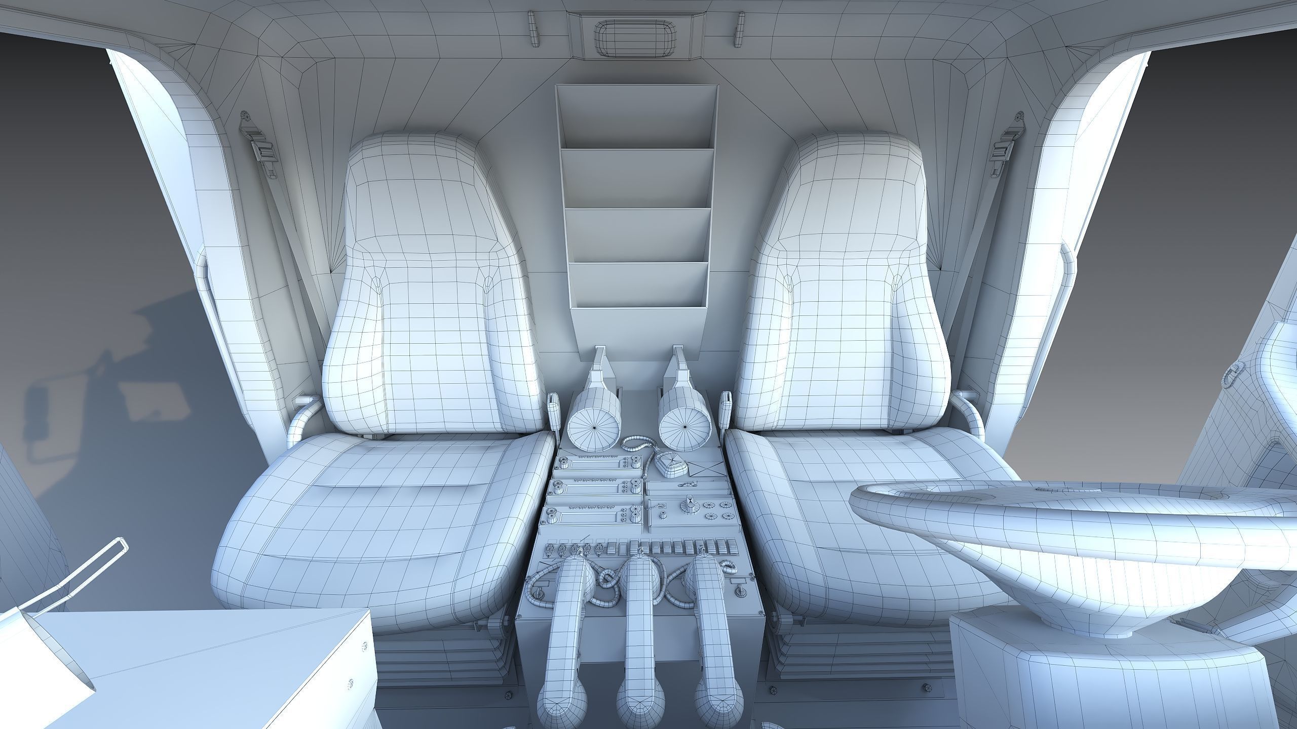 Fire Truck FDNY Squad Freightliner M2 106 Low-poly 3D model_39