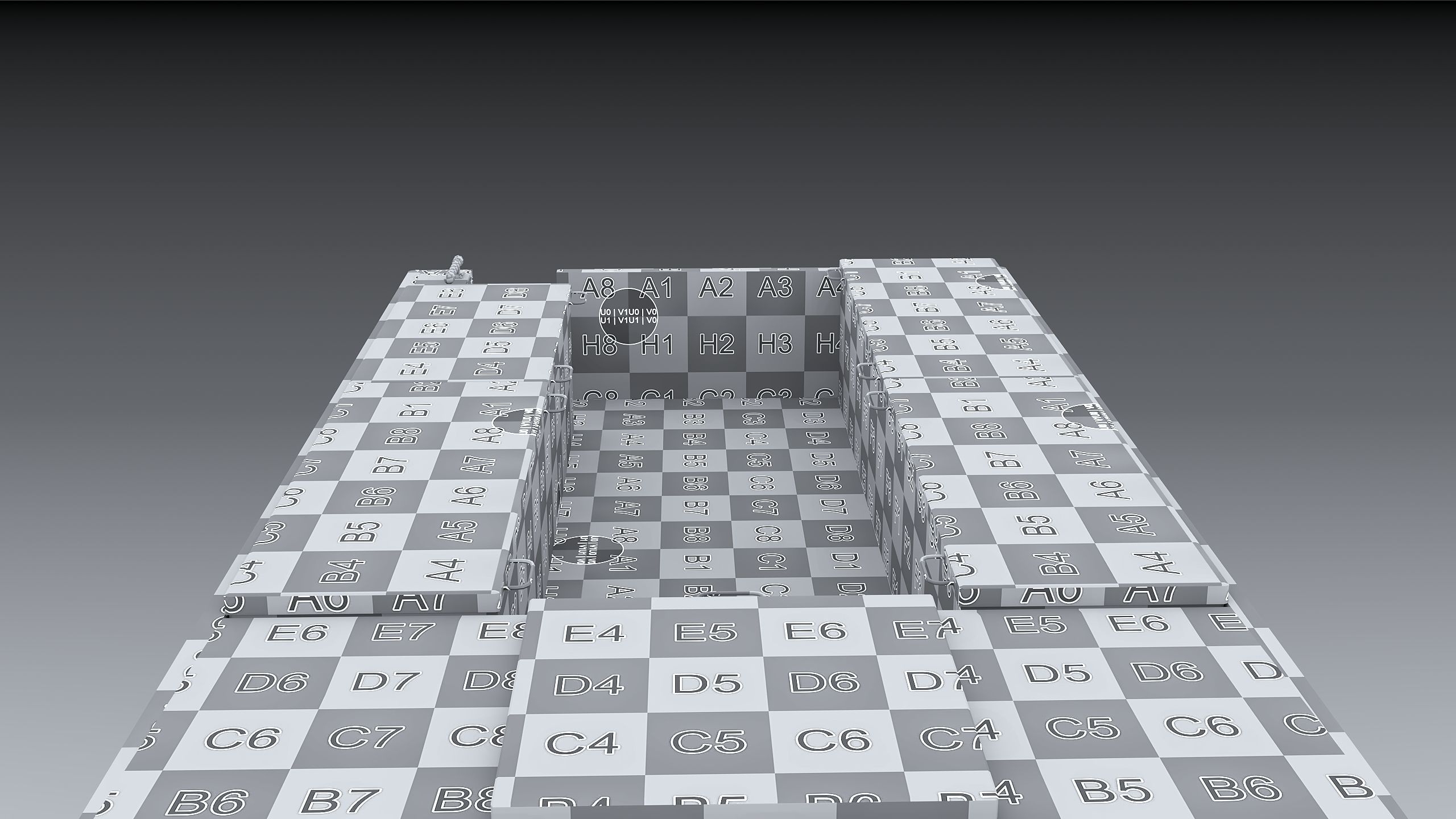 Fire Truck FDNY Squad Freightliner M2 106 Low-poly 3D model_33