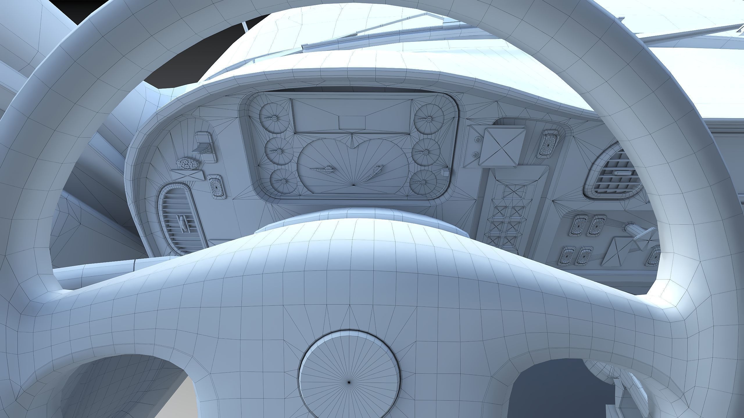 Fire Truck FDNY Squad Freightliner M2 106 Low-poly 3D model_40