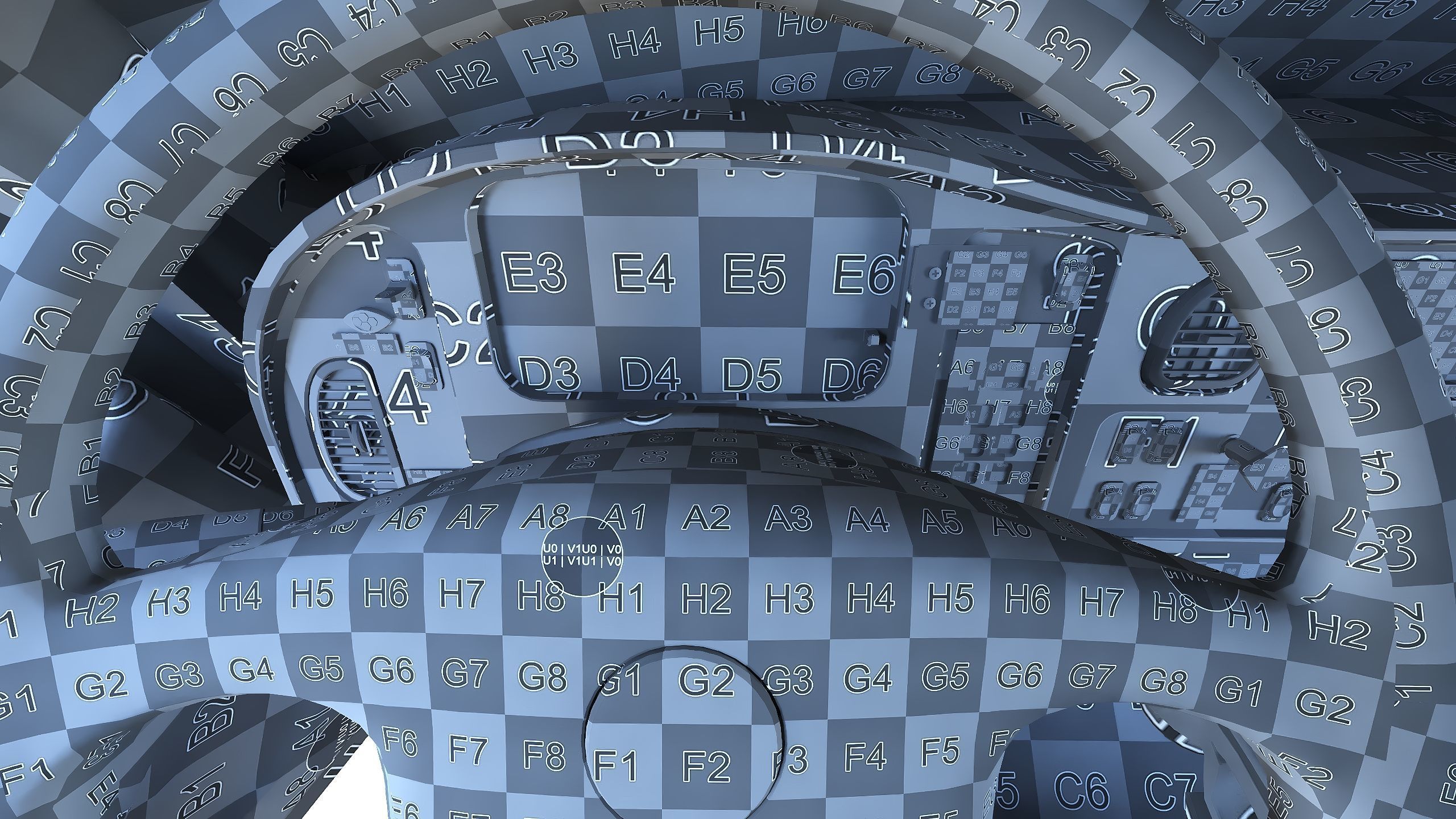 Fire Truck FDNY Squad Freightliner M2 106 Low-poly 3D model_35