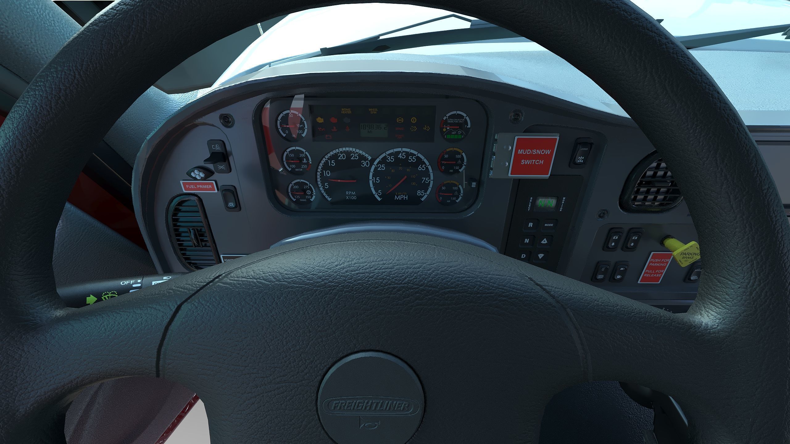 Fire Truck FDNY Squad Freightliner M2 106 Low-poly 3D model_21