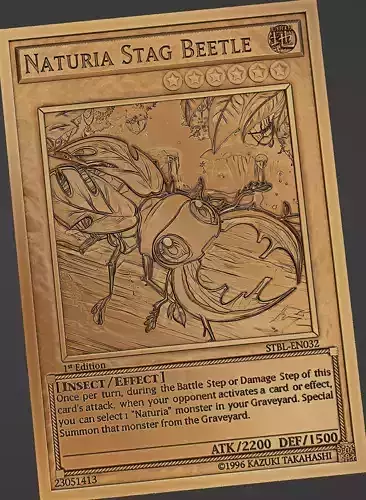 Naturia Stag Beetle - yu-gi-oh
