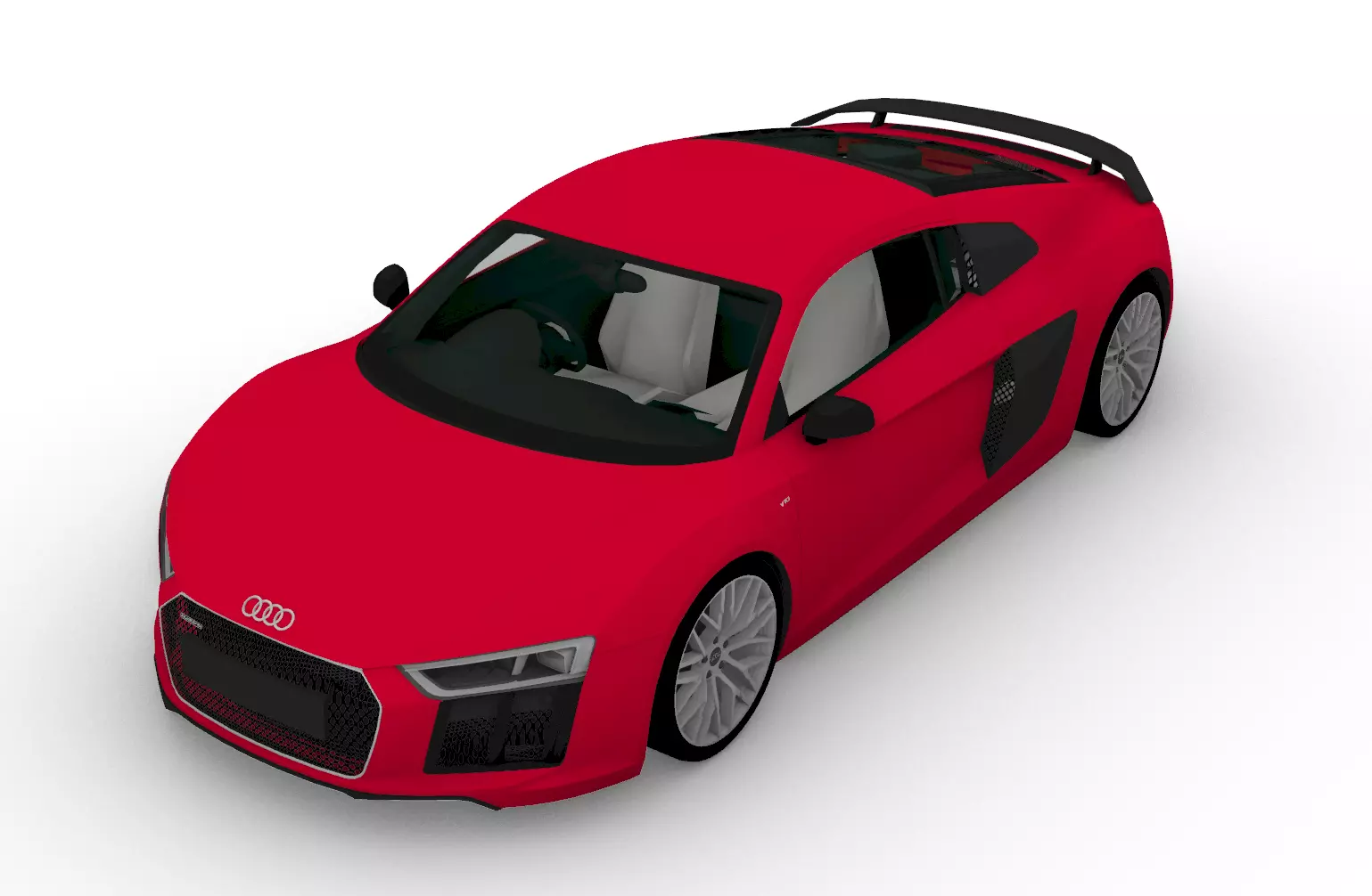 audi r8 Free 3D model