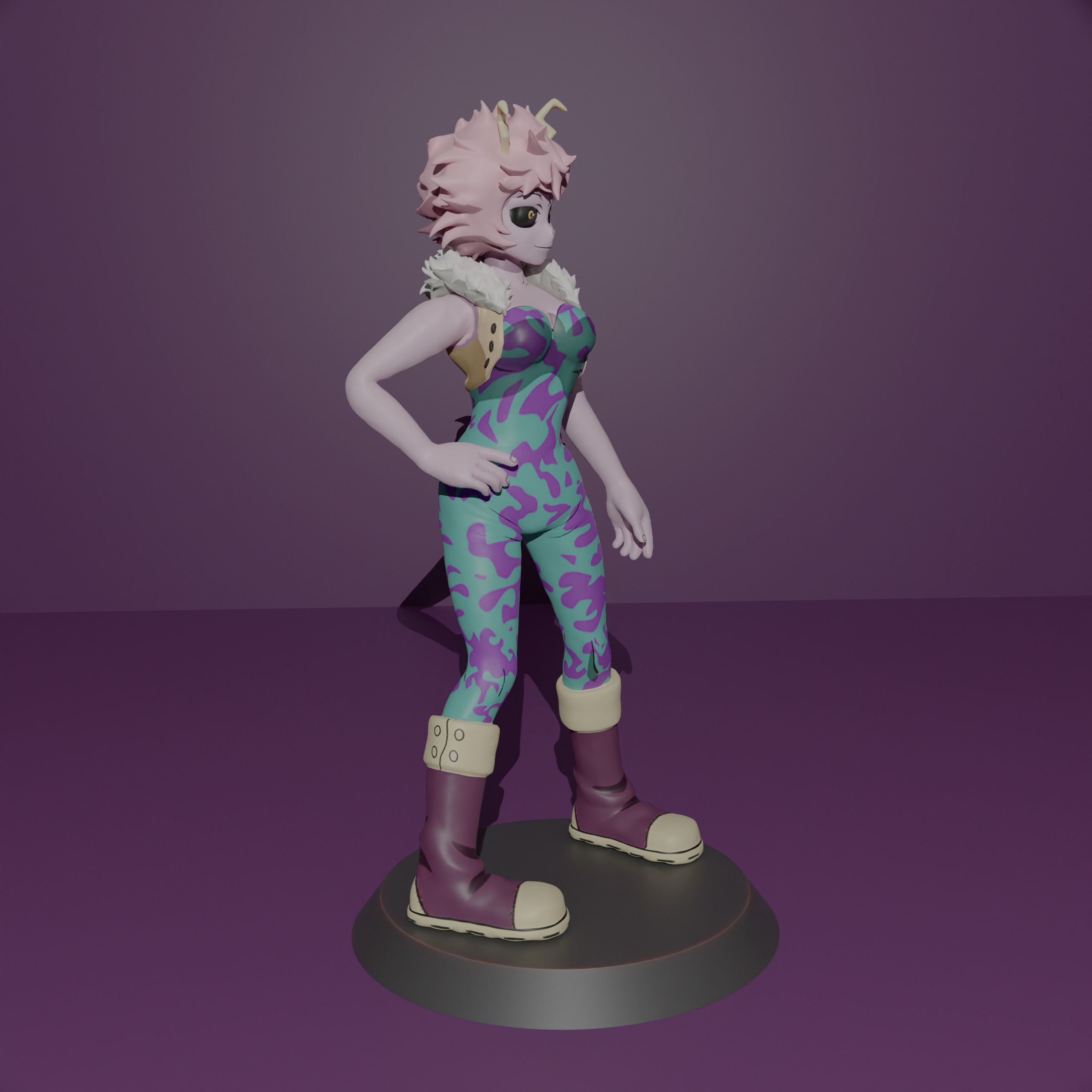 Mina Ashido 3D print model_10
