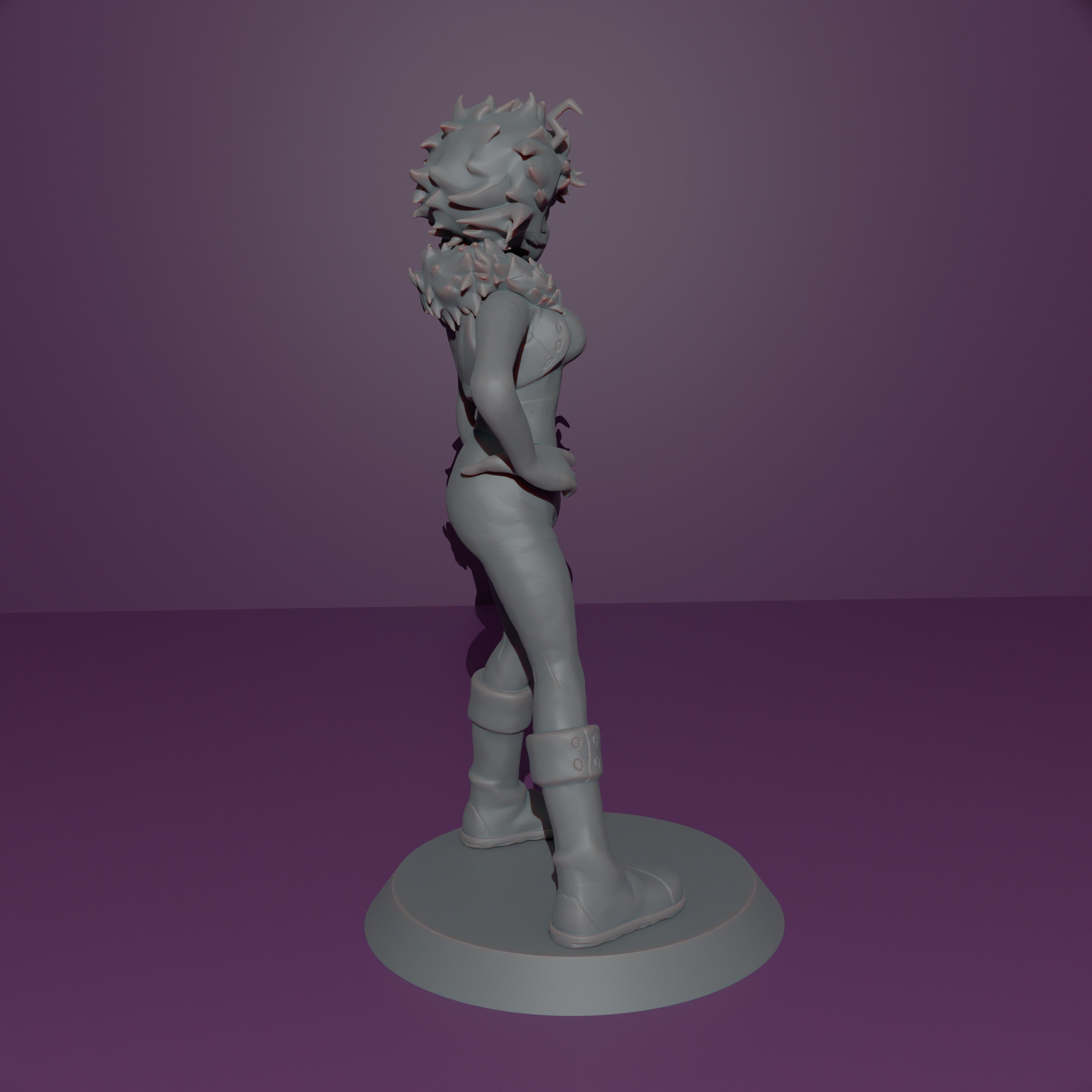 Mina Ashido 3D print model_9