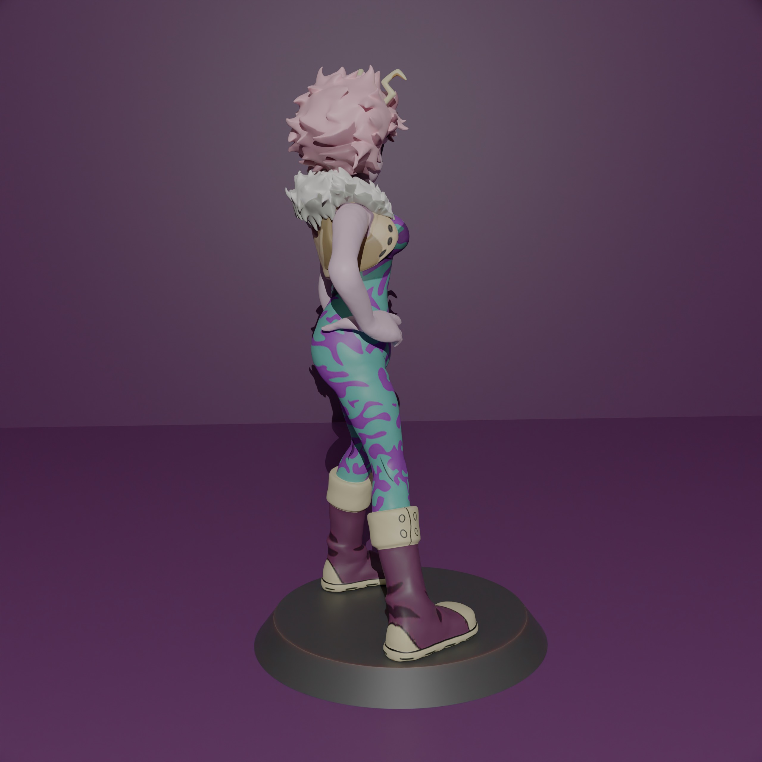 Mina Ashido 3D print model_8