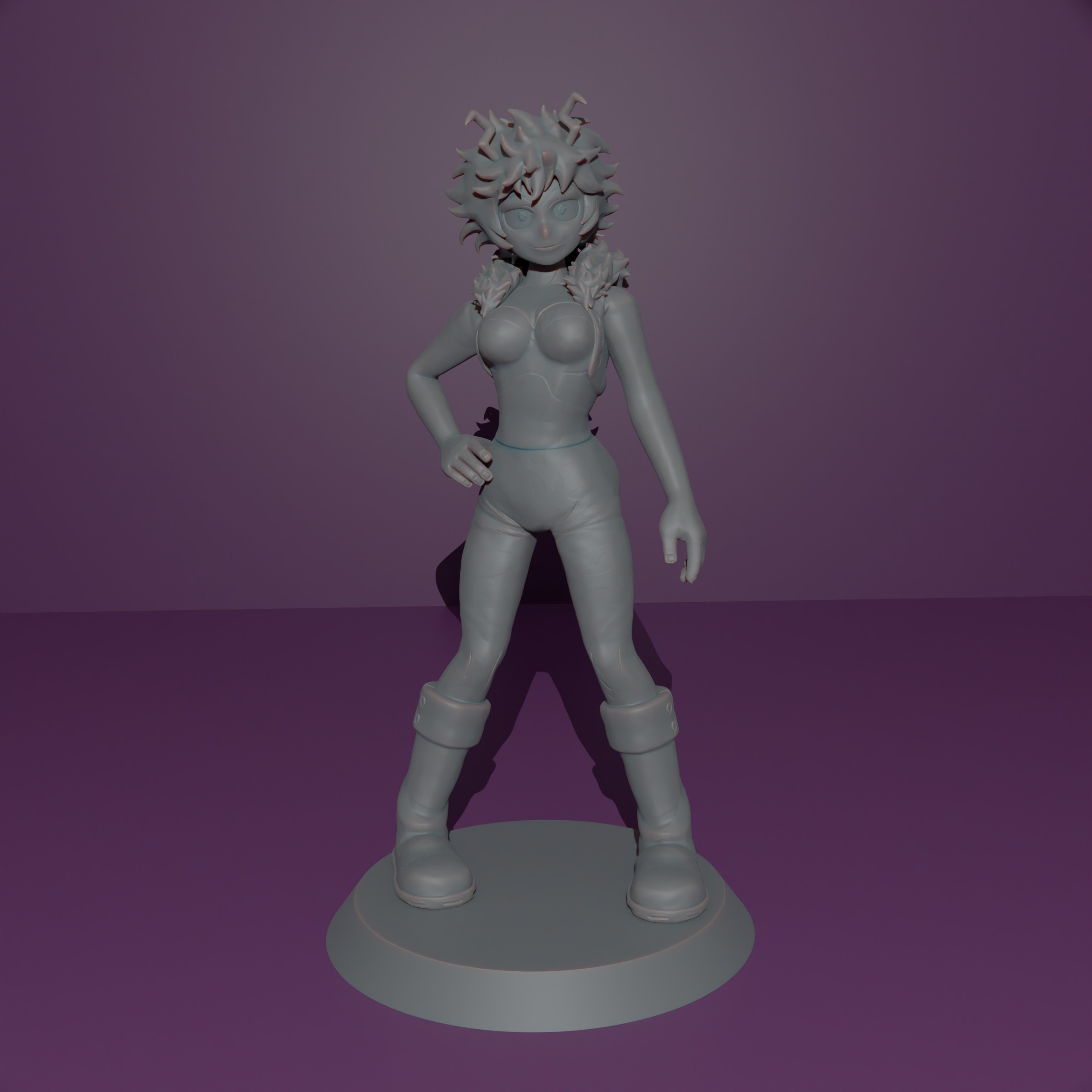 Mina Ashido 3D print model_1