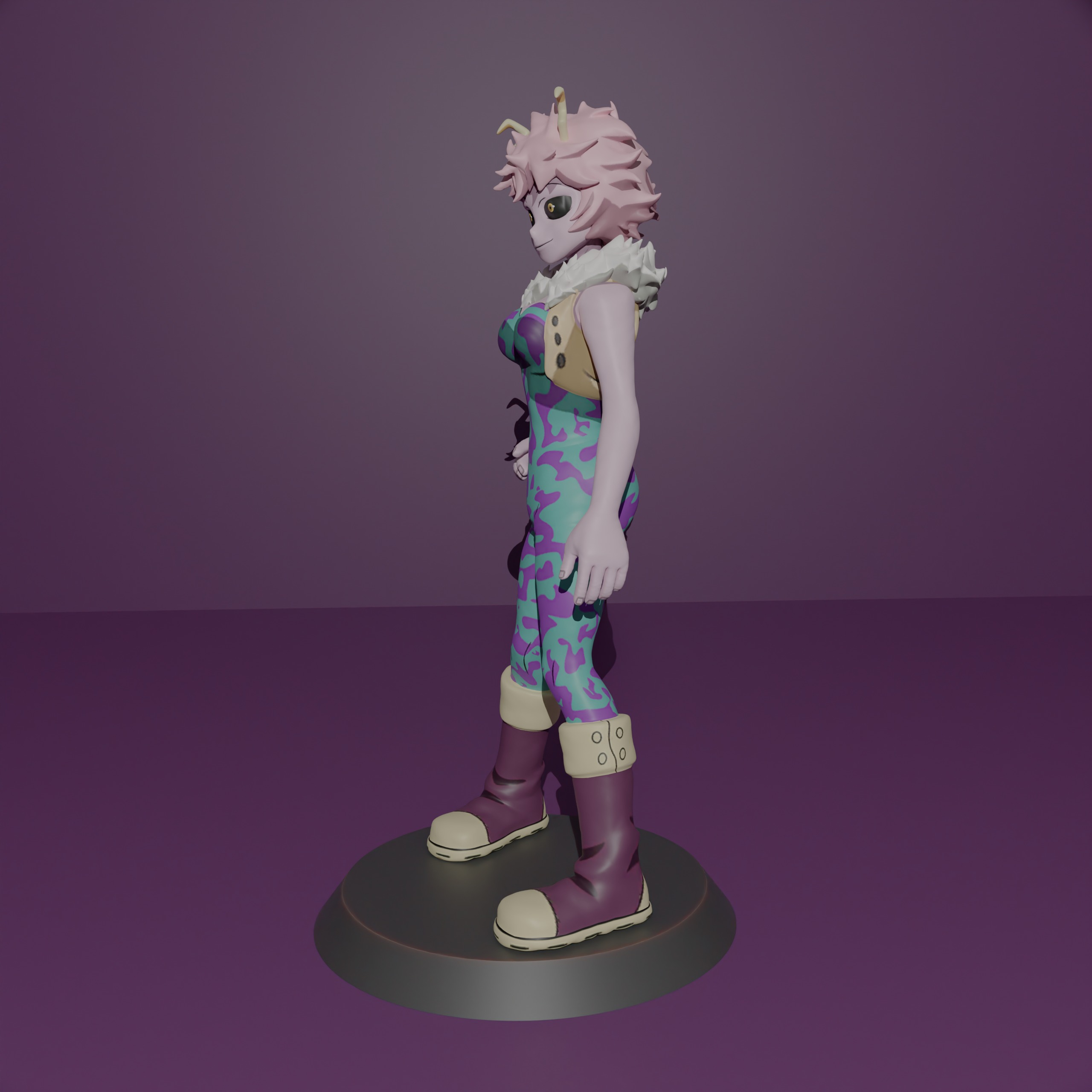 Mina Ashido 3D print model_2
