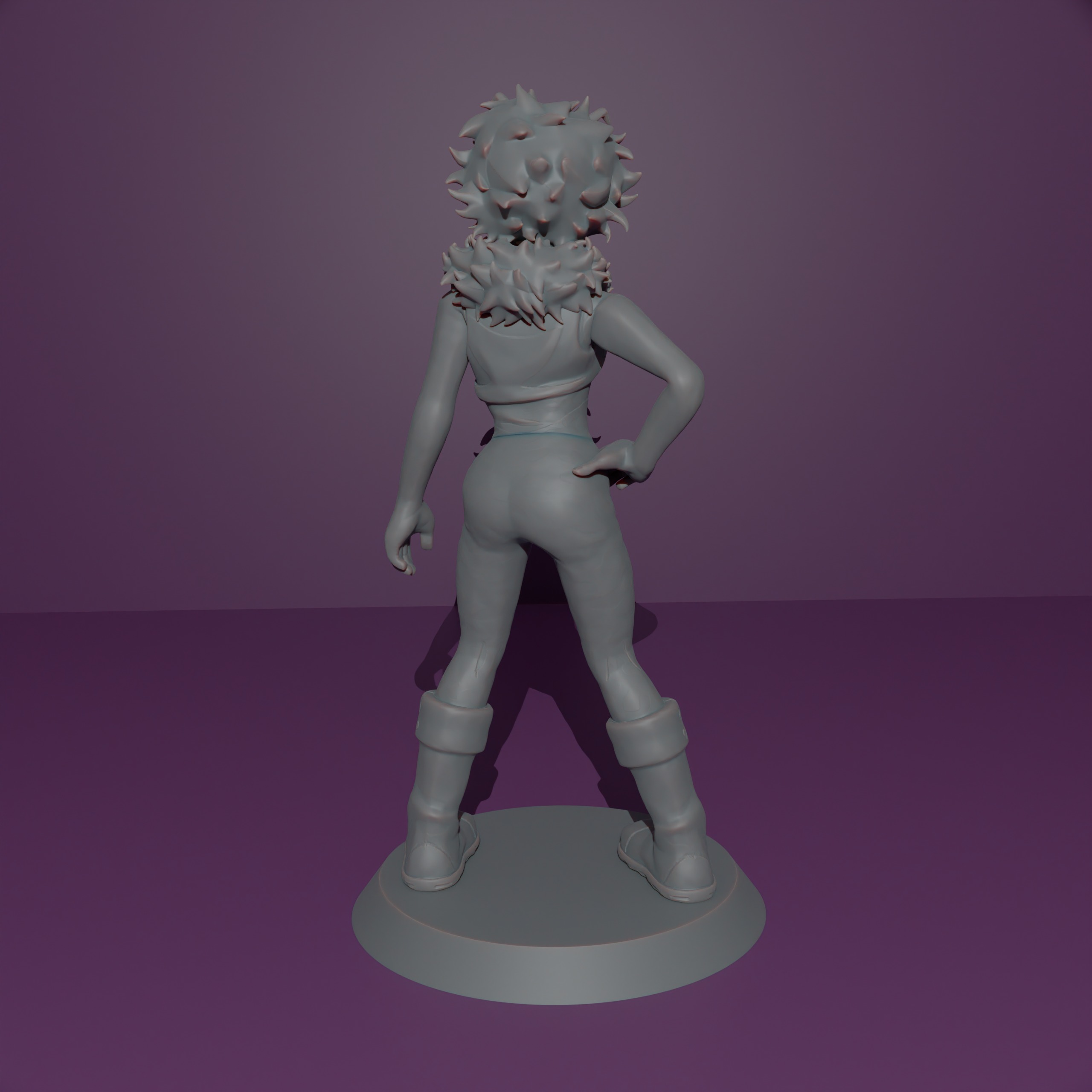 Mina Ashido 3D print model_7
