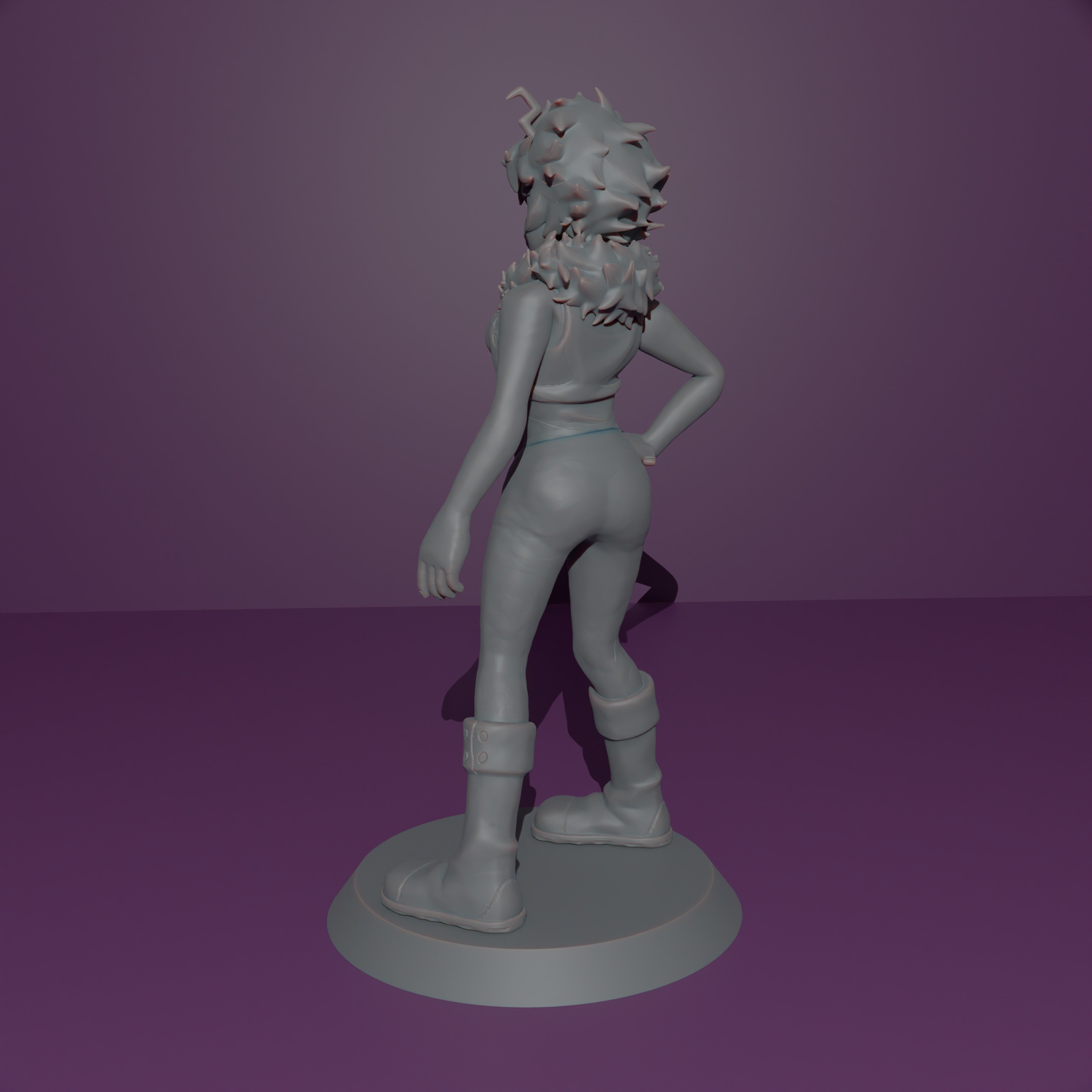 Mina Ashido 3D print model_5