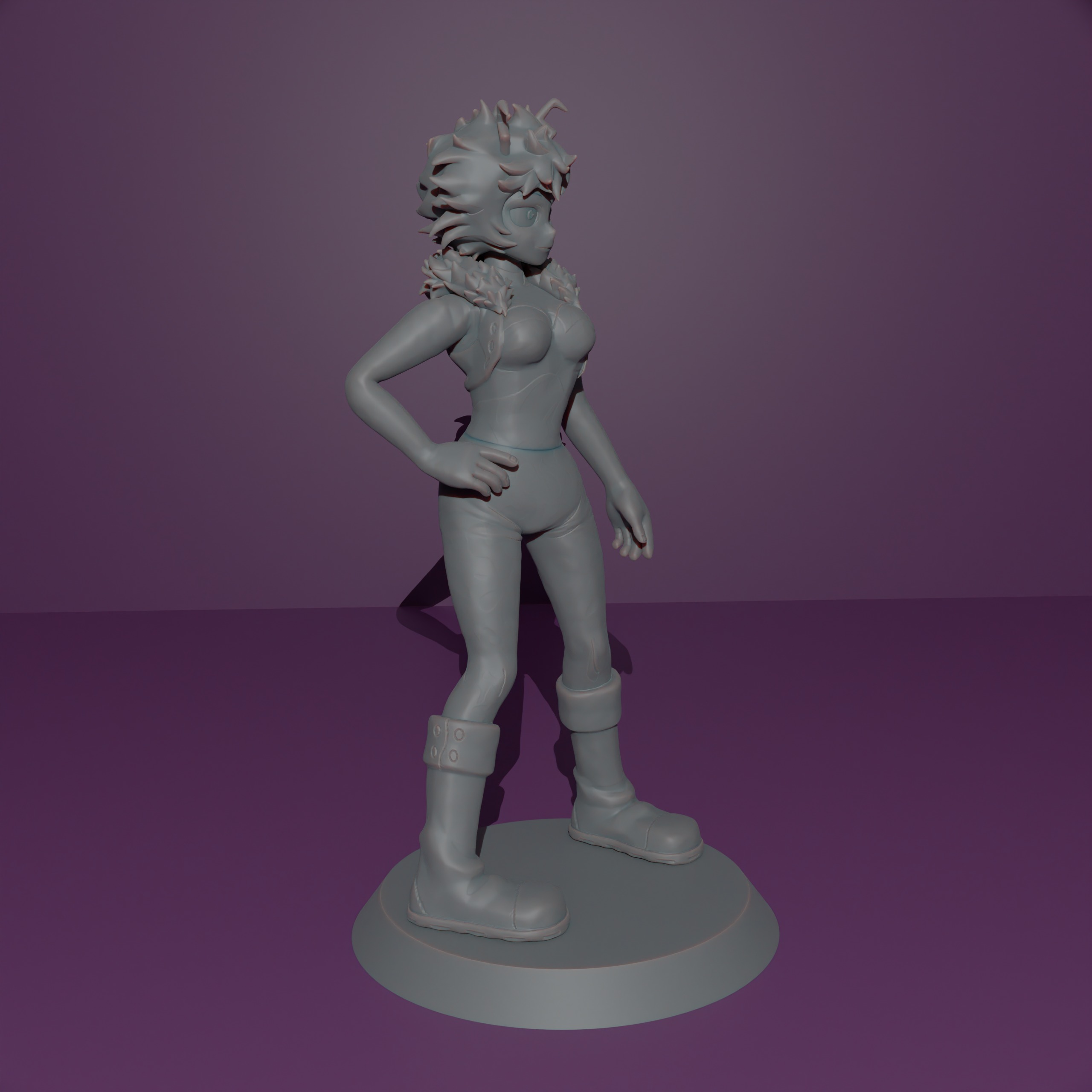Mina Ashido 3D print model_11