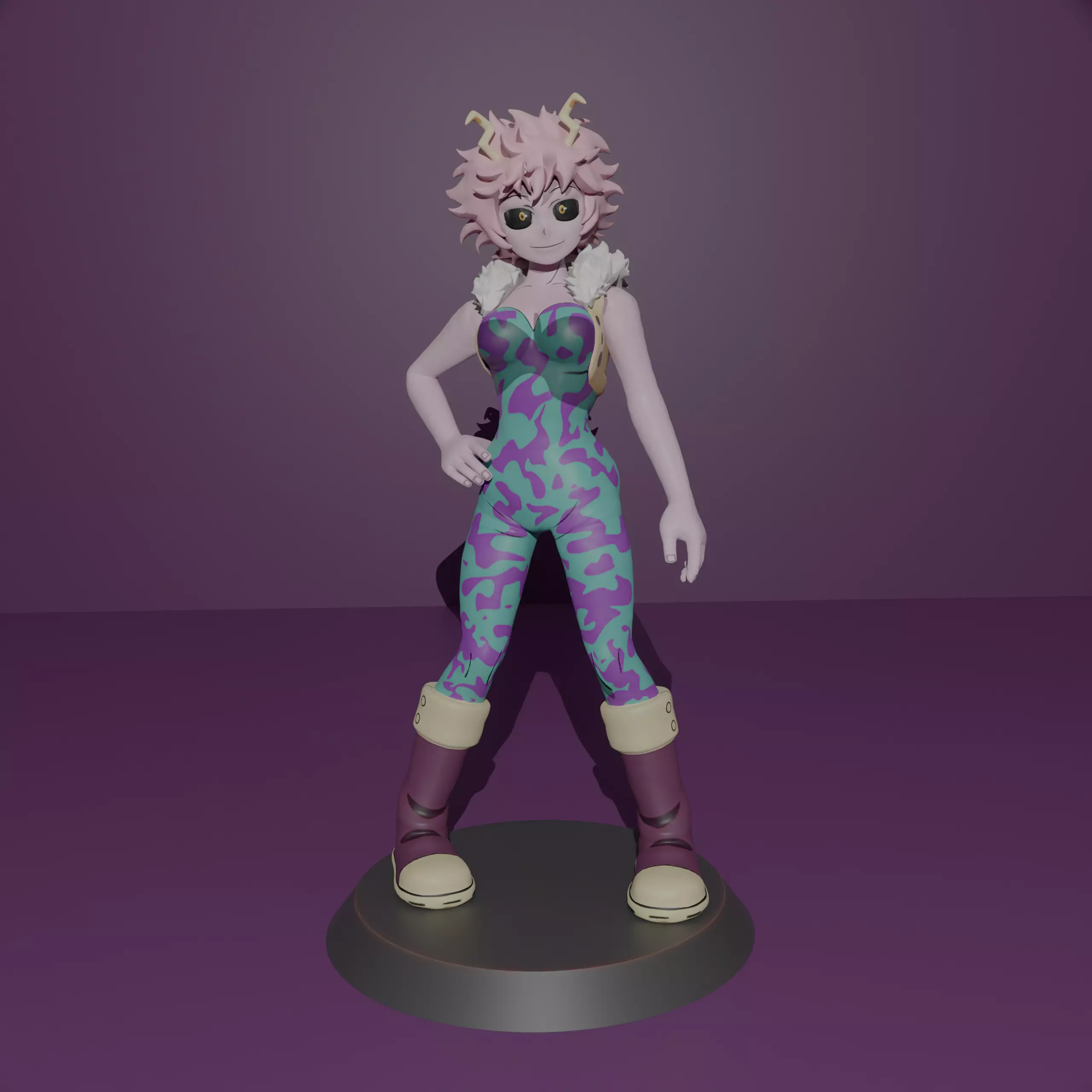 Mina Ashido 3D print model_0