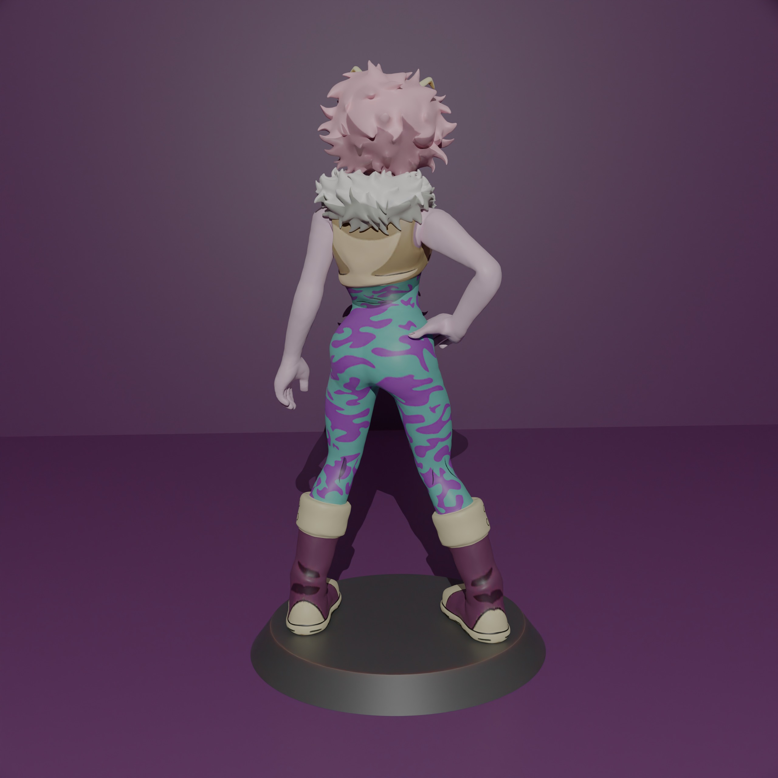 Mina Ashido 3D print model_6