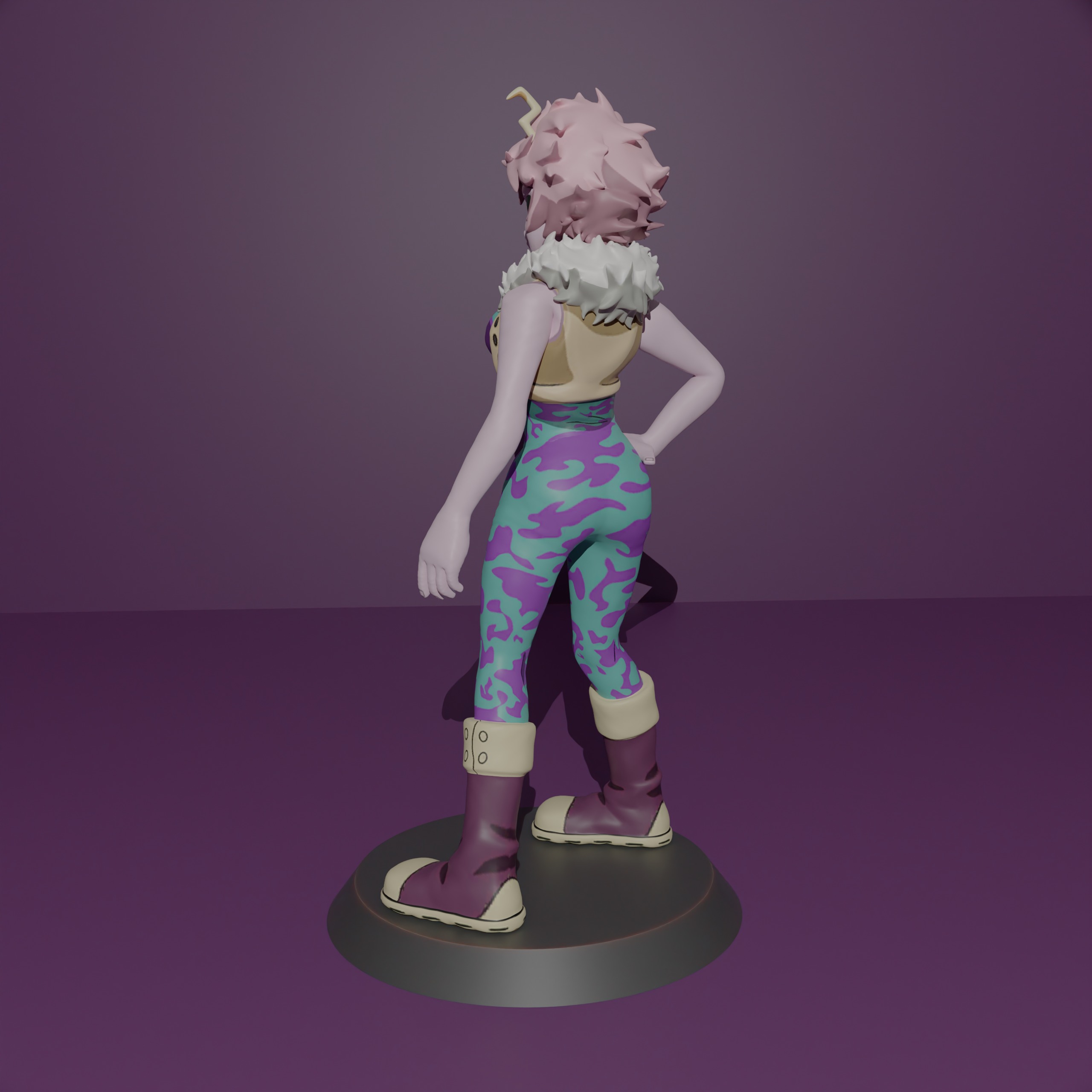 Mina Ashido 3D print model_4