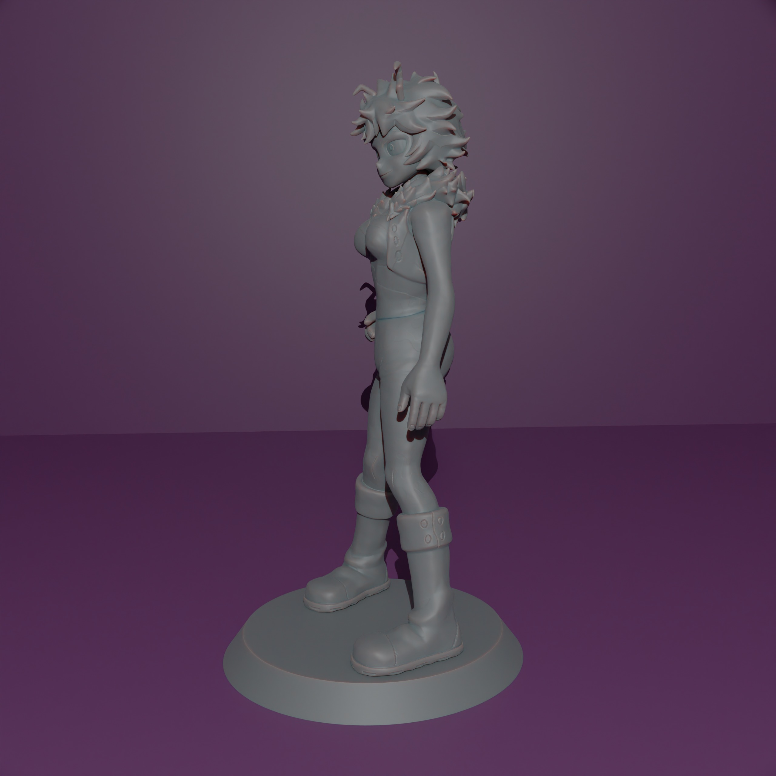 Mina Ashido 3D print model_3