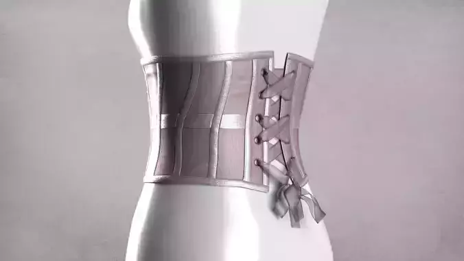 Underbust Corset 3D model