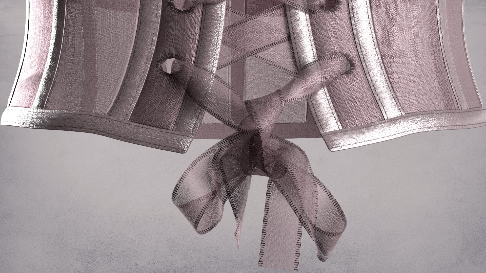 Underbust Corset 3D model_7