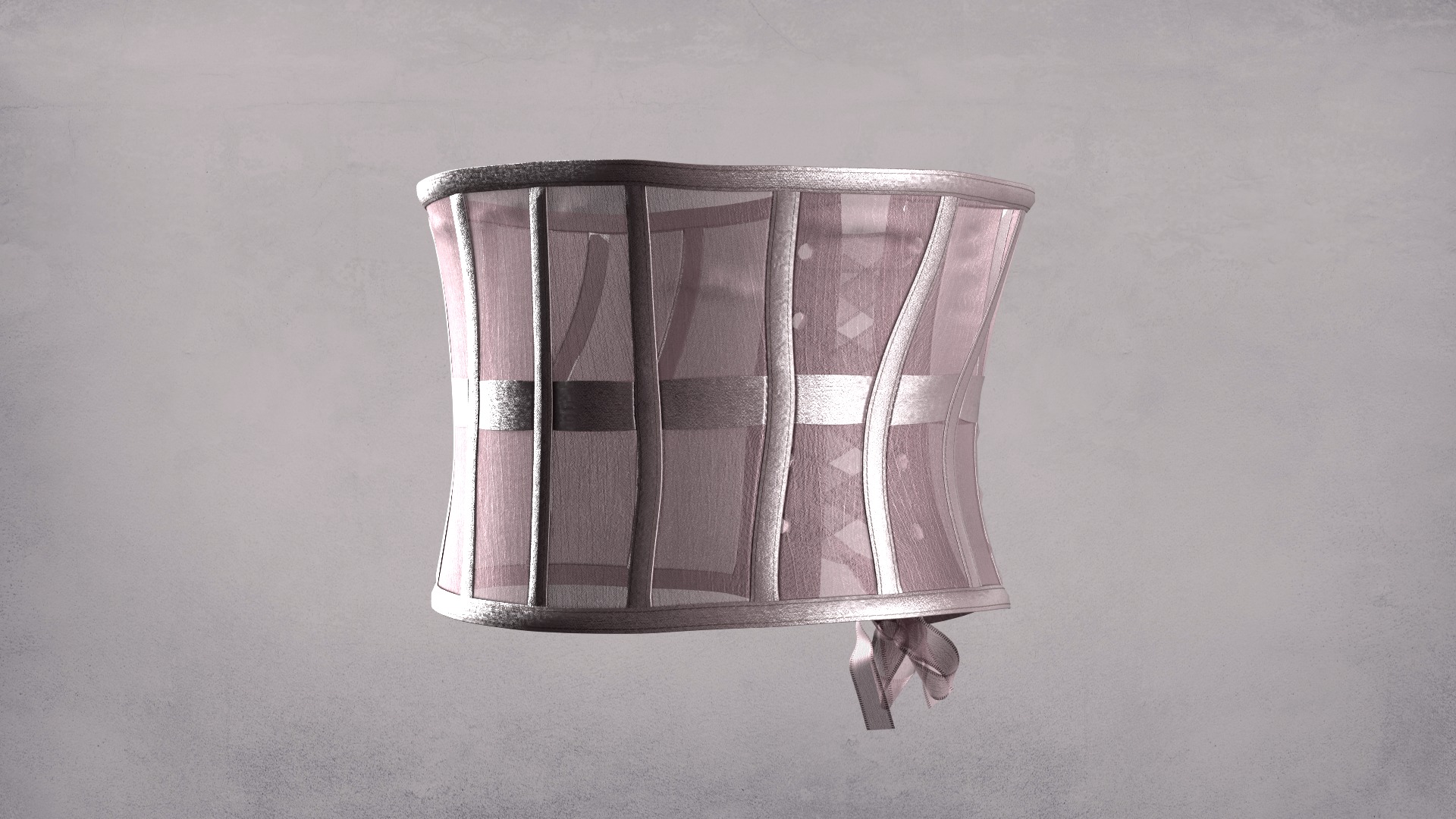 Underbust Corset 3D model_2