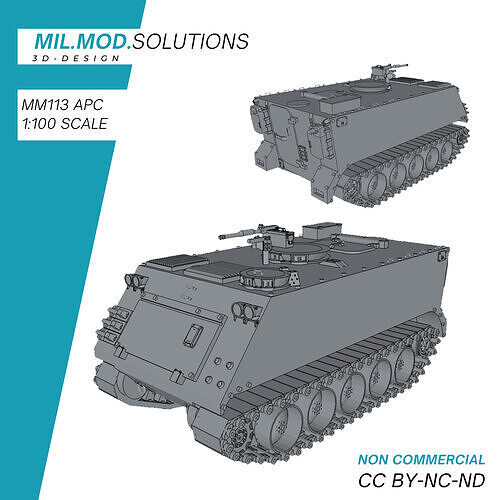 M113 APC 3D print model