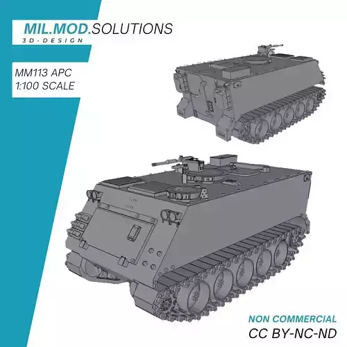 M113 APC 3D print model