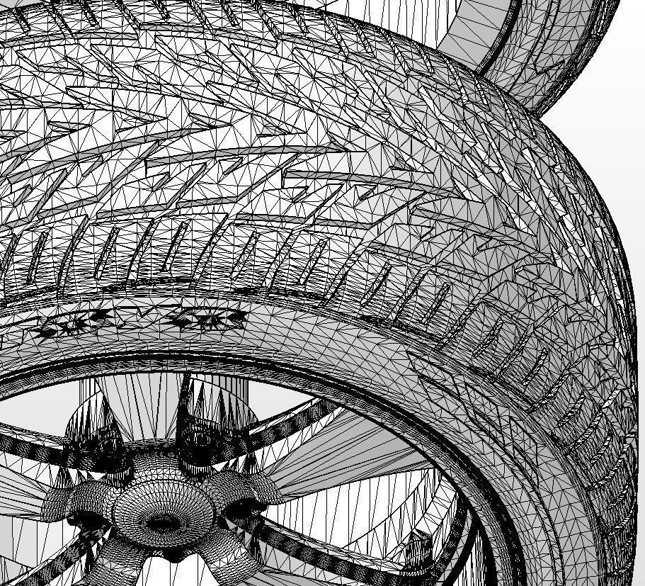 Custom wheels Budnik Fontana for your scale model 3D print model_21