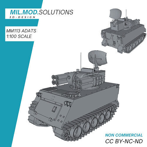M113 ADATS 3D print model