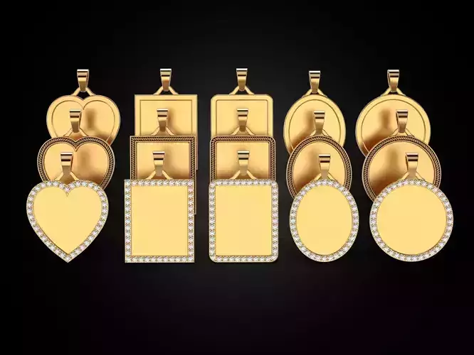 Picture Pendant Collection 3D print model