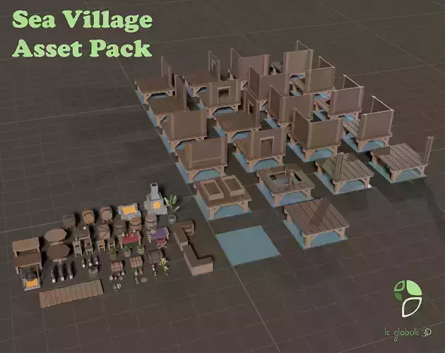 Sea Village Asset Pack