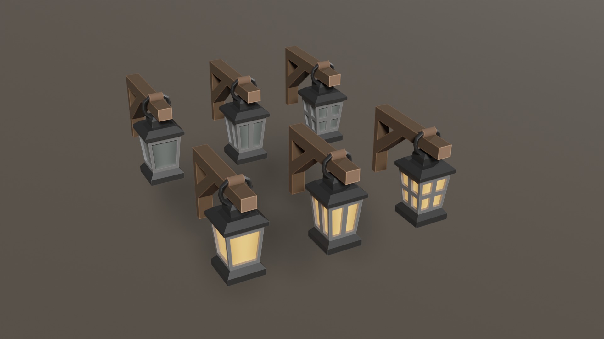 Sea Village Asset Pack Low-poly 3D model_29