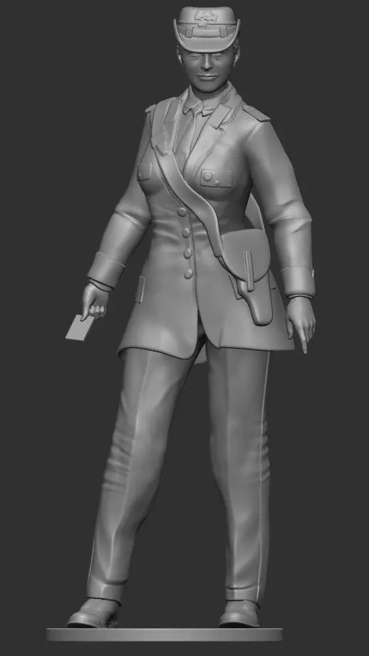 Carabiniere Donna 3D print model