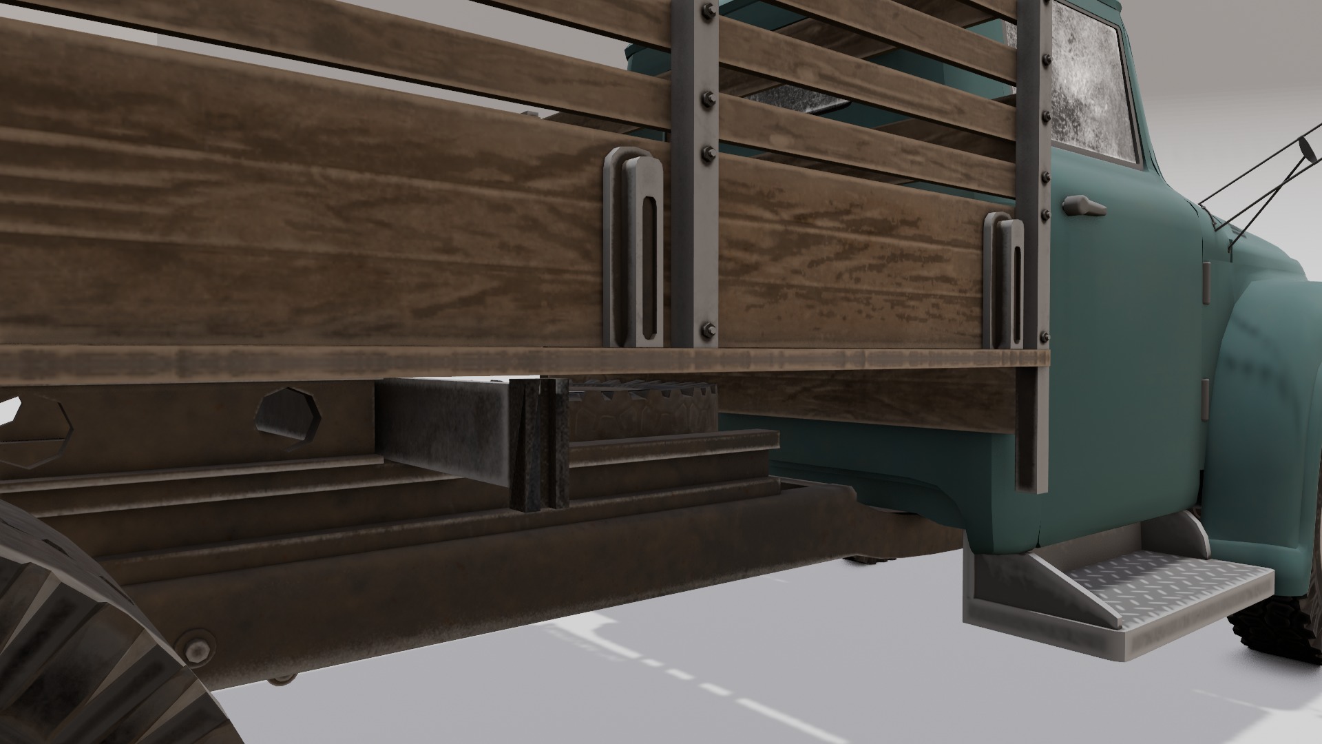 Truck 3D Model Low-poly 3D model_15