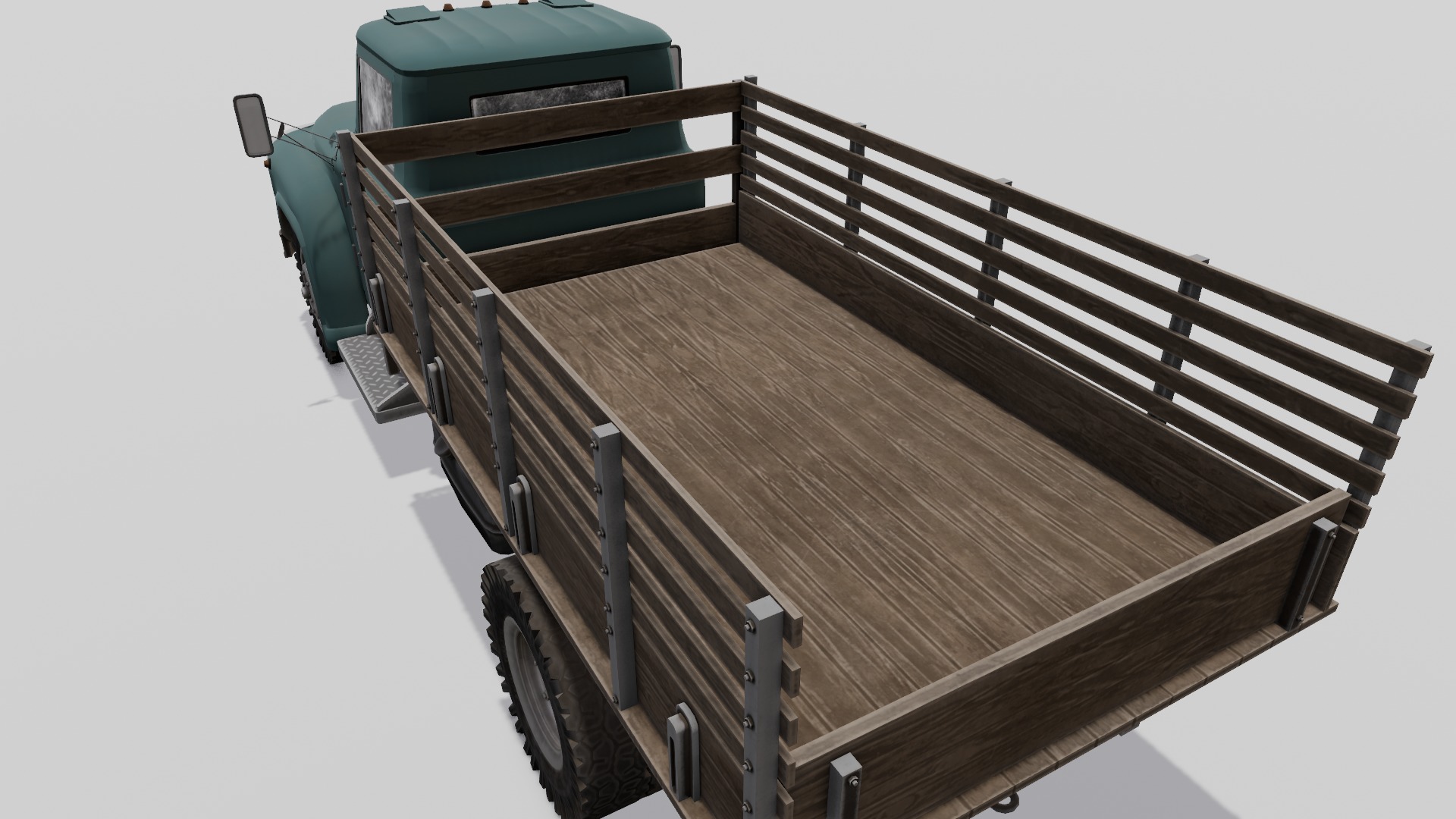 Truck 3D Model Low-poly 3D model_11