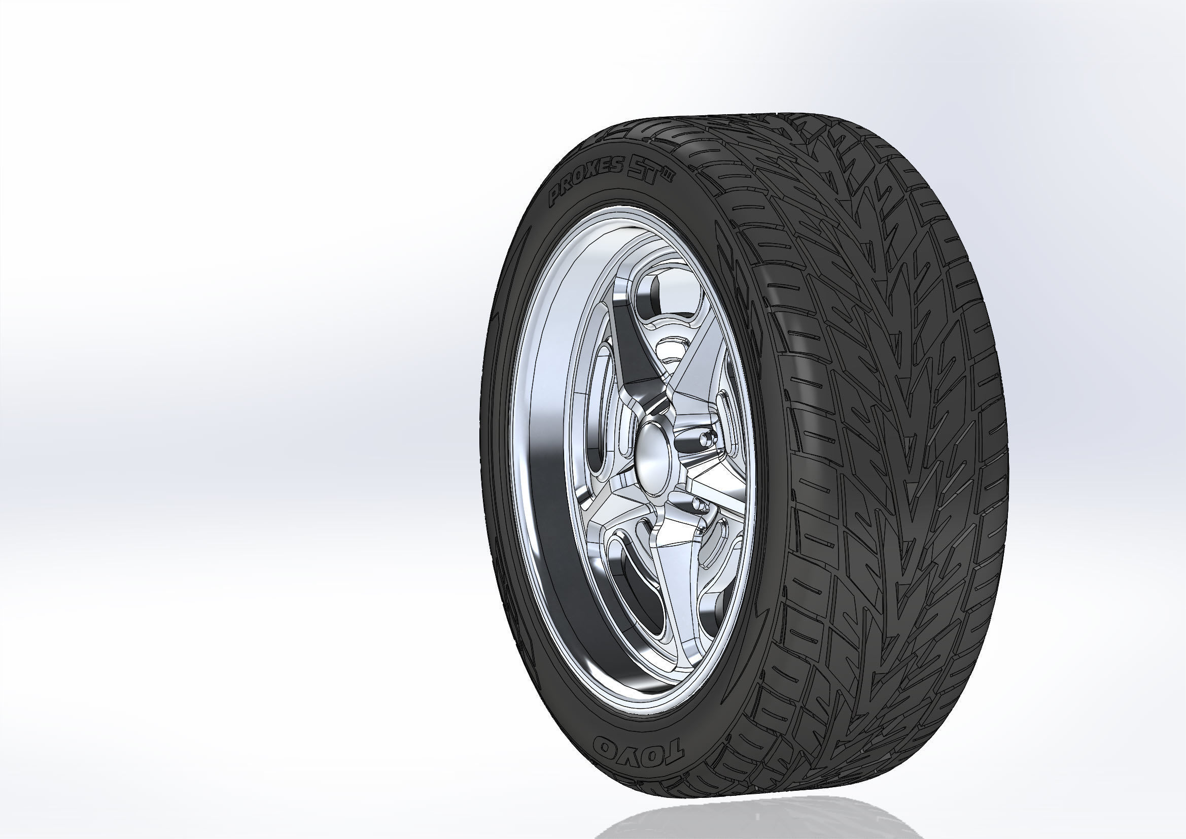 Custom wheels Budnik Murok III for your scale model 3D print model_1