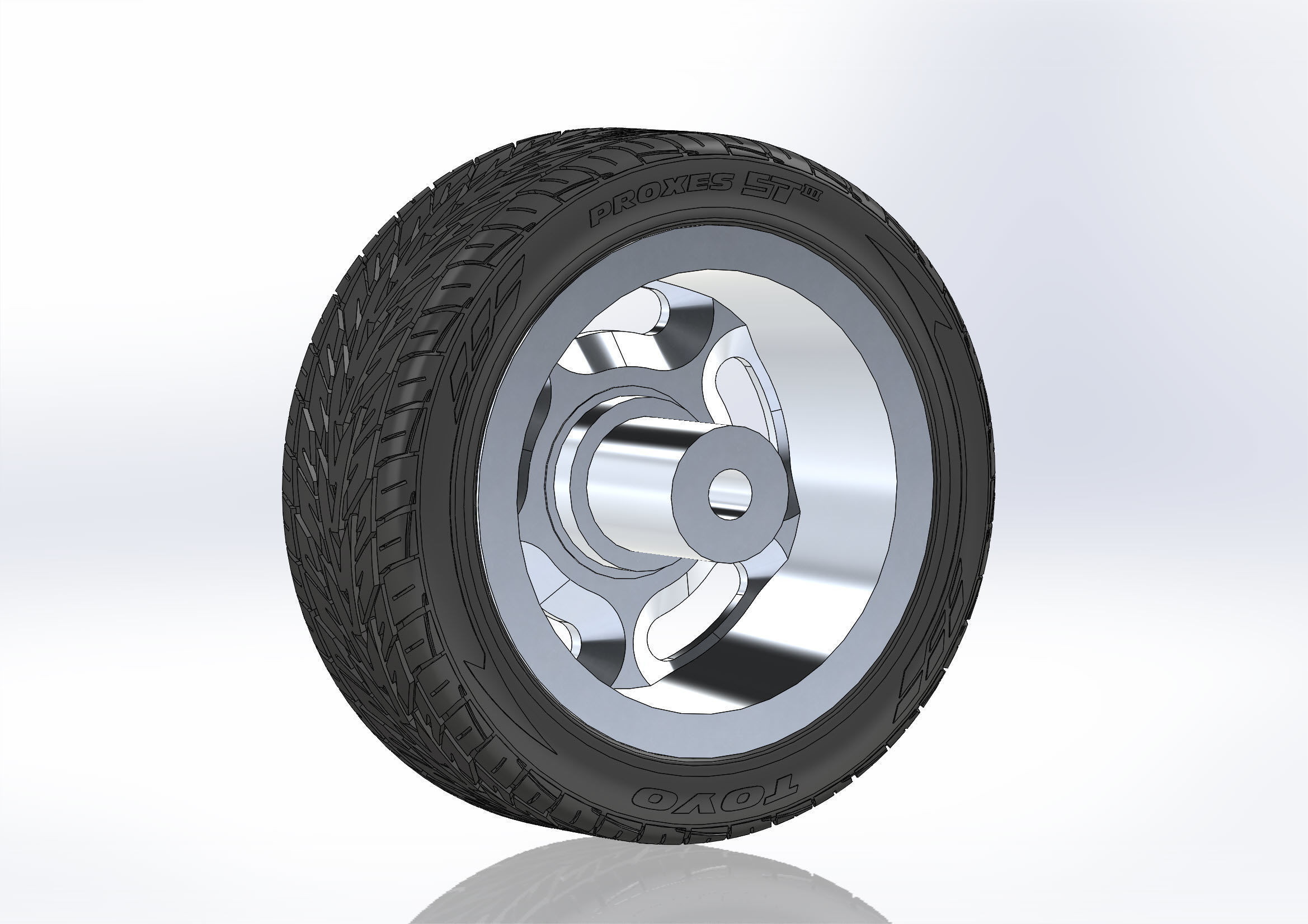 Custom wheels Budnik Murok III for your scale model 3D print model_3