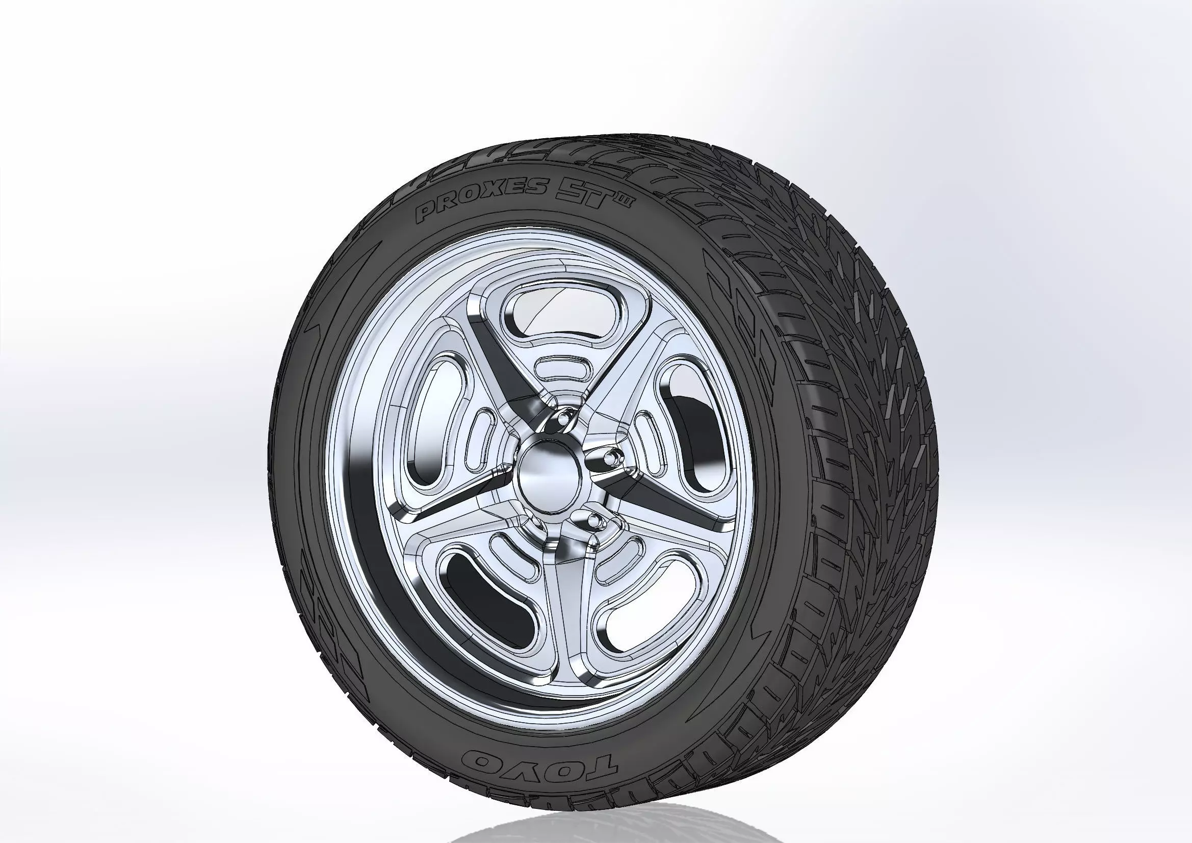 Custom wheels Budnik Murok III for your scale model 3D print model_0