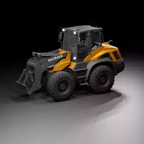 Ahlmann AZ-150F Low-poly 3D model