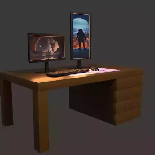 Desk In bedroom