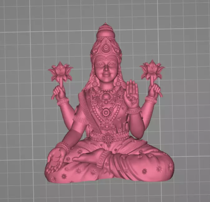 Laxmi 3d Murti 3D print model_0